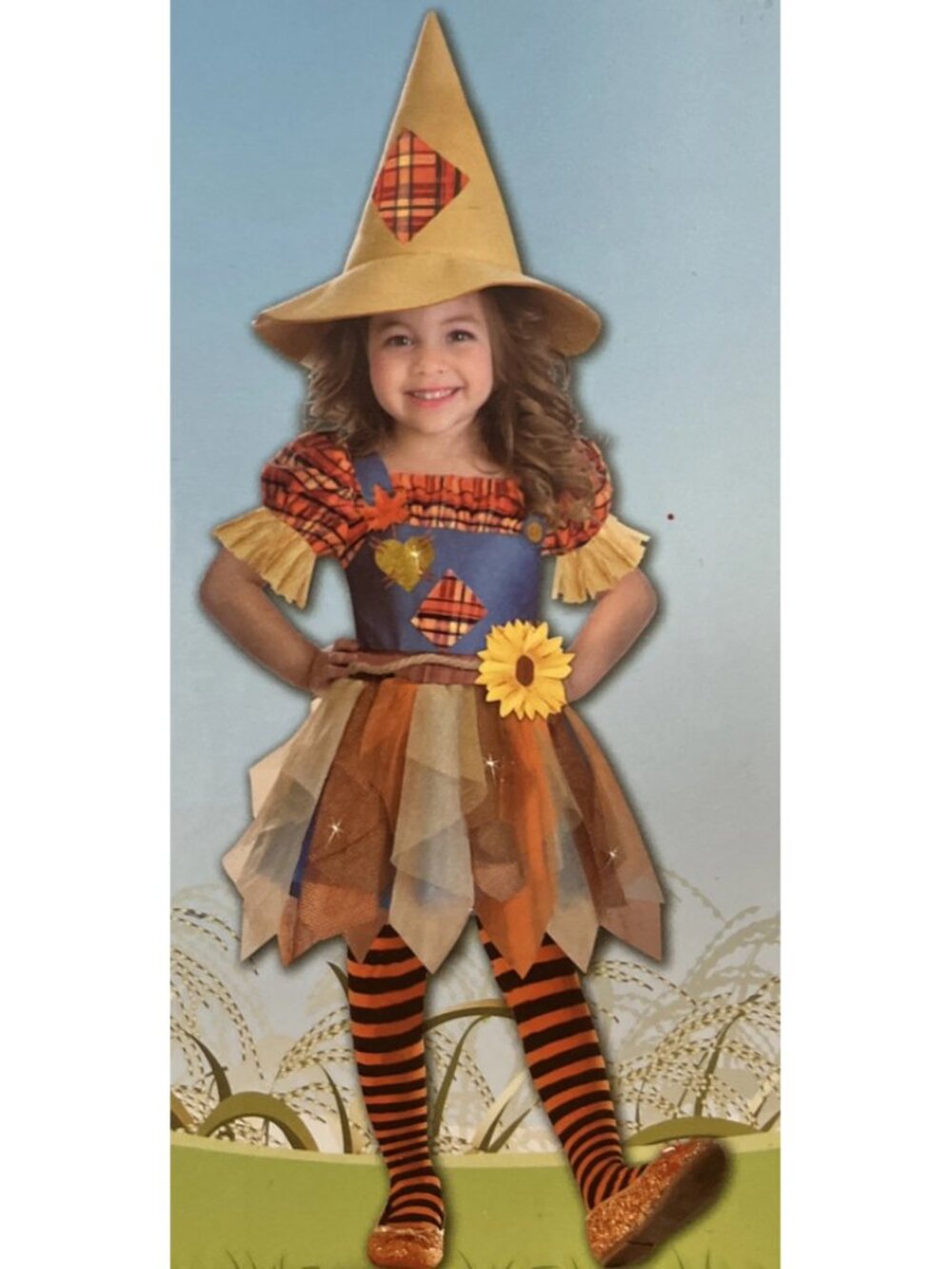 Goodmark Scarecrow Cutie Costume - Toddler (3-4T)